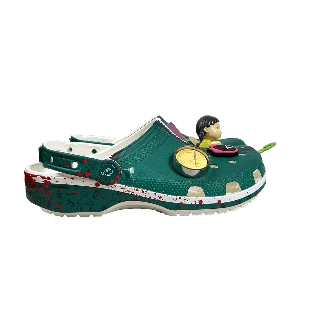 Crocs x Squid Game Classic Clog Mens 7 Women 9‎ Green Shoes Young-hee
